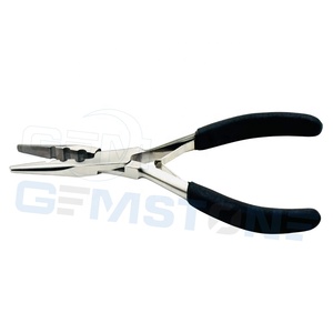 Professional 6.5 Inch Stainless Steel Long Nose 3-Hole Flat Mouth Hair Extension Pliers for Micro Rings Nano Beads - Product Image 5
