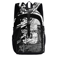 Sac à dos de baseball pour sports de plein air, personnalisable, vente en gros, sublimation, imperméable, avec fermeture éclair détachable, sac de transport pour batte de baseball