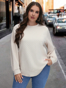 Sudadera Personalizada para Mujer, Estilo Perla, Color Sólido, Tejido Waffle, para Damas - Product Image 4