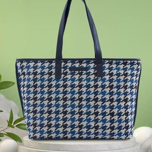 Luxe femmes Jacquard tissé coton Polyester sac fourre-tout chemises haute qualité chaîne tricoté fil teint tissu respirant Offre Spéciale - Product Image 1