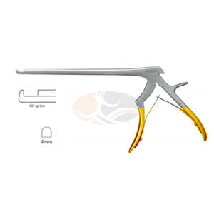 JACKBILLY Haute Qualité Spurling Kerrison Rongeur Punch 90 Degree Up Bite 4mm Bite Size Acier Inoxydable Chirurgical Orthopédique - Product Image 1