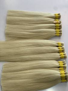 Extensiones de Cabello Humano Vietnamita Virgen de Alta Calidad, Liso Sedoso, Remy, Doble Trama a Máquina, 100g, Precio de Fábrica, Cutícula Intacta - Product Image 5