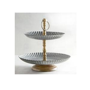 แท่นวางเค้กถ้วยแบบใช้แล้วจานชุบสังกะสีตกแต่งบ้านดีไซน์ใหม่ - Product Image 6