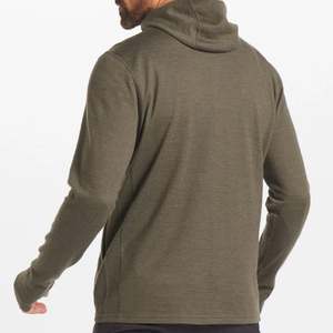 เสื้อกันหนาวซิปมีฮู้ดสำหรับผู้ชาย, เสื้อกันหนาวผ้าฝ้าย100% มีซิปออกแบบได้ตามต้องการสำหรับฤดูหนาว - Product Image 4