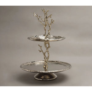 Soporte de decoración de pasteles de nuevo diseño, soporte de Metal de acero inoxidable con diseño de ramas, soporte para pasteles para uso en fiesta de boda a buen precio - Product Image 5