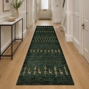 Tapis RUGS DEPOT LXDP-0981, tapis d'appoint en chenille noir charbon, imprimé numérique oriental traditionnel, lavable en machine, antidérapant, vente en gros - Product Image 5