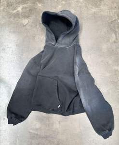 Sweat-shirts à fermeture éclair et pull de sororité grecque de haute qualité Sweats à capuche brodés noirs délavés élégants Vêtements confortables et durables - Product Image 4