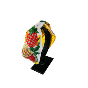 ขายส่งสไตล์บาร็อคที่คาดผมลูกปัดหลากสีปักลายดอกไม้ปรับแต่งได้ - Product Image 1