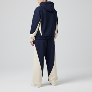 Pull à capuche en molleton décontracté d'automne de haute qualité 100% coton, coupe régulière, logo personnalisé imprimé à l'écran, taille plus, réversible - Product Image 3