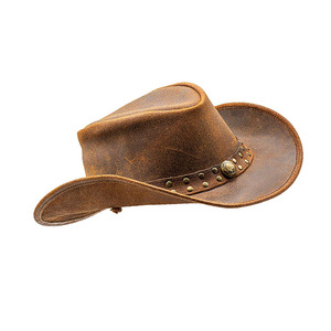 หมวกคาวบอยหนังแท้คุณภาพพรีเมียม แบรนด์ขายดี ดีไซน์ทันสมัย ปีกโค้งกว้าง ผลิตจากหนังแท้ เหมาะสำหรับใส่ลำลองกลางแจ้ง - Product Image 3