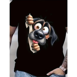 เสื้อยืดผู้ชายผ้าฟลีซสำเร็จรูปและพิมพ์ลาย - Product Image 1