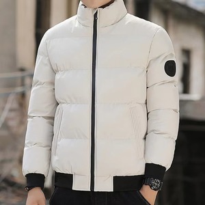 Chaquetas de talla grande al por mayor para hombre, chaqueta acolchada de burbujas de invierno 2025, Abrigo acolchado cálido para exteriores, chaqueta de plumón con logotipo personalizado para hombre - Product Image 6