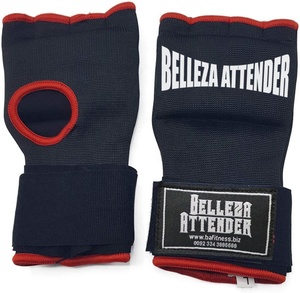 Guantes de boxeo con Logo personalizado, envolturas de mano para los perezosos, con Correa, de punto, algodón elástico - Product Image 4