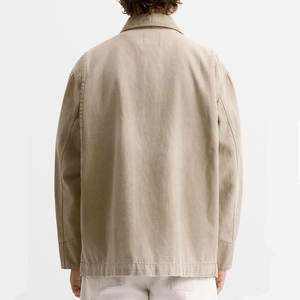 100% Cotton Material Made Men <b>Canvas</b> <b>Jacket</b> / Custom Logo Turn-Down Collar Design Men Cotton <b>Canvas</b> <b>Jacket</b> - Product Image 2