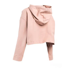 Última moda de manga larga Crop Top Hoodie Mujeres Personalizar Logo Impreso Sudaderas con capucha para la venta sudaderas con capucha - Product Image 6