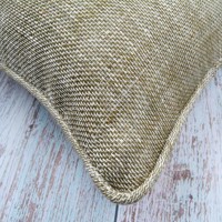 Housse de coussin/décoration carrée en tissu de lin tissé bicolore personnalisée, écologique, moderne, dernière tendance, vente chaude