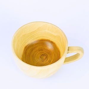 Tasse en bois de teck élégante et écologique faite à la main tasse durable verres pour café et thé accessoire de tasse portable de qualité supérieure - Product Image 2