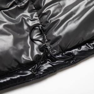 Parka de invierno informal de alta calidad para hombre, abrigos con capucha de pato blanco con tops acolchados cálidos y a prueba de viento hechos de tela de lona - Product Image 3