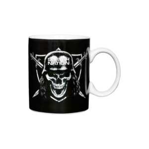 Mug à café en céramique Slayer Nation au design vintage, capacité 400 ml, couvercle isolant, modèle ODM à motifs pour boissons chaudes et thé - Product Image 3