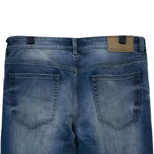 กางเกงยีนส์คุณภาพสูงสำหรับทุกเพศ, เสื้อผ้าแนวสตรีทย้อนยุคทรงหลวมสไตล์ลำลอง - Product Image 4