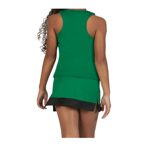 Womens <strong>School</strong> <strong>Girls</strong> Cheerleading <strong>Dance</strong> Costume Letter Printing Round Neck Sleeveless Pleated <strong>Dress</strong> Cheerlead uniforms