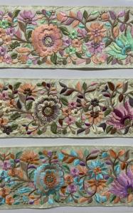 Tela de encaje Floral bordado con cuentas pesadas tela bordada de encaje de cordón africano para vestidos de fiesta zapatos Uso de ocasiones especiales - Product Image 4