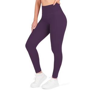 Solid Color Cotton Women's Plus Size <b>Capri</b> <b>Leggings</b> High Stretch Casual Slimming Basic Short Pants Seamed Mid Waist - Product Image 5