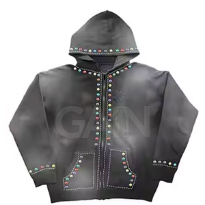 Fabricante Pakistaní de Chándales Casuales con Capucha y Pedrería para Hombre, Invierno - Colores y Tallas Personalizables, Tallas Grandes Disponibles - Product Image 2