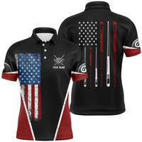 Chemise de billard personnalisée, tricotée, sportive, de haute qualité, en coton et polyester, maillot de club de snooker, séchage rapide, respirant, design imprimé