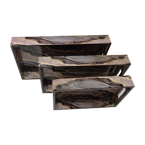 Bandeja de servicio de madera ecológica-Diseños impresos para comedor, aperitivos y decoración del hogar (venta al por mayor a granel) - Product Image 5