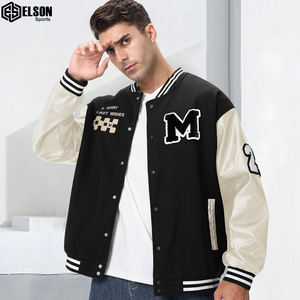 Meilleure vente de blousons bombardiers Letterman à fermeture éclair de couleur personnalisés veste universitaire avec logo personnalisé blousons bombardiers de course pour hommes et femmes - Product Image 1