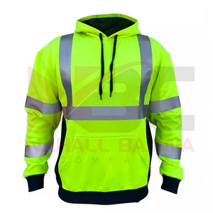100% Poliéster Ropa DE TRABAJO personalizada Reflector DE SEGURIDAD Sudaderas de construcción Multiusos. - Product Image 3