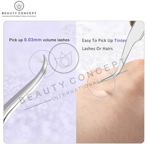 5 pièces ensemble utilisation pour instruments de beauté personnels bonne qualité pince à épiler d'extension de cils par concept de beauté écologique - Product Image 4