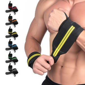 Attelle de poignet de sport professionnelle ajustable de haute qualité Heaven Earth, antidérapante pour la fermeture, 100% coton pour hommes et femmes - Product Image 1