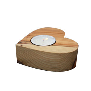 Portavelas de madera único elegante para hoteles y restaurantes de lujo con decoración navideña de vidrio portavelas de madera - Product Image 2