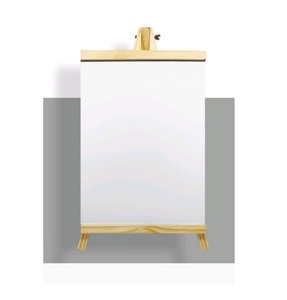 Tablero blanco con caballete Caballete de mesa de madera de pino para niños Menú de aprendizaje Tablero de mensajes Cartel de bienvenida Boda - Product Image 1
