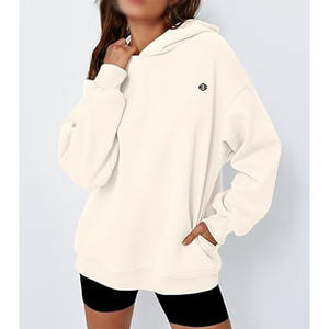 Sudadera con Capucha Extra Grande de Algodón Grueso de 500 g/m², Hombros Caídos, Manga Larga, Estilo Urbano, para Venta al por Mayor - Product Image 2