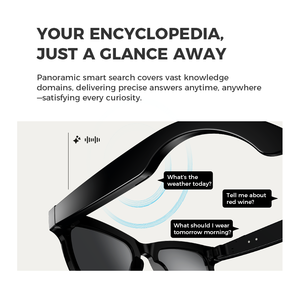 Gafas Inteligentes con IA de 800W Píxeles, Traducción de Fotos, Reconocimiento de Objetos, Control por Aplicación, Resistentes al Agua IP67 - Product Image 5