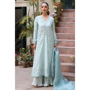 Conjunto de traje para mujer Azurina Kalidaar y Dupatta - Product Image 1