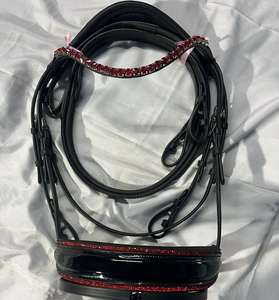 Haute qualité en cuir verni véritable cheval bride Durable Western équestre mèches d'équitation Logo personnalisé Premium Western équitation - Product Image 4