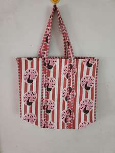 <b>Peacock</b> Printed <b>Bags</b> Wholesale Manufacturer of Luxury Premium <b>Bags</b> Floral Print Shopping Ladies Tote <b>Bag</b> Made in India Exporter - Product Image 5
