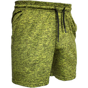 Short de sport athlétique avec logo personnalisé pour hommes, short de course et d'entraînement écologique à motif solide, 100% coton, style décontracté - Product Image 6