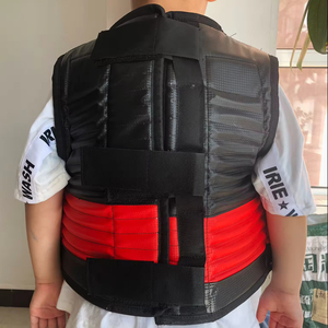 MMA มวยไทยมวยไทยอุปกรณ์ป้องกันหน้าอกแบบป้องกันหน้าท้องทำจากหนังเกรดพรีเมี่ยมออกแบบโลโก้ได้ตามต้องการ - Product Image 4