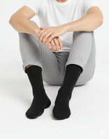 Chaussettes de printemps confortables en fibre de bambou de qualité supérieure, antidérapantes, avec bordure confortable, logo personnalisé, service OEM