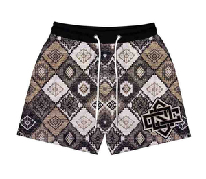 Short en maille unisexe avec logo personnalisé Short décontracté de gym et de basket-ball respirant pour la course à pied avec motif solide - Product Image 6