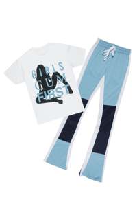 กางเกงวอร์มขาบานสำหรับผู้ชายกางเกงวอร์มผ้าไนลอนผ้าคอตตอนสำหรับวิ่งจ็อกเกอร์ออกแบบได้ตามต้องการ - Product Image 5