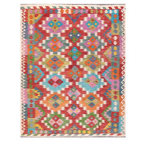 พรมอิมาโกะ ไมมาณา อัฟกานิสถาน คิลิม ขนาด 297 x 239 ซม. ผ้าปูผนัง - Product Image 1