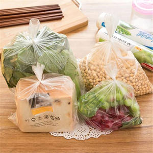 Sac à provisions plat en plastique transparent de supermarché personnalisable sac d'emballage alimentaire à gousset thermoscellé en rouleau pour l'utilisation des ordures - Product Image 4