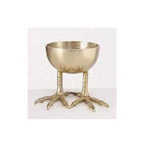 Op Mays-cuenco de metal decorativo con forma de garra de águila, cuenco de servicio con diseño dorado y plateado para decoración de fiestas - Product Image 5