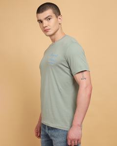 T-shirts à col rond pour hommes de haute qualité à manches courtes en coton/fibre de bambou taille personnalisée sous-vêtements respirants imprimés bouffants - Product Image 2